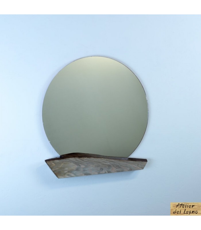 Mirror White Cedar: Specchio Legno Cedro Bianco